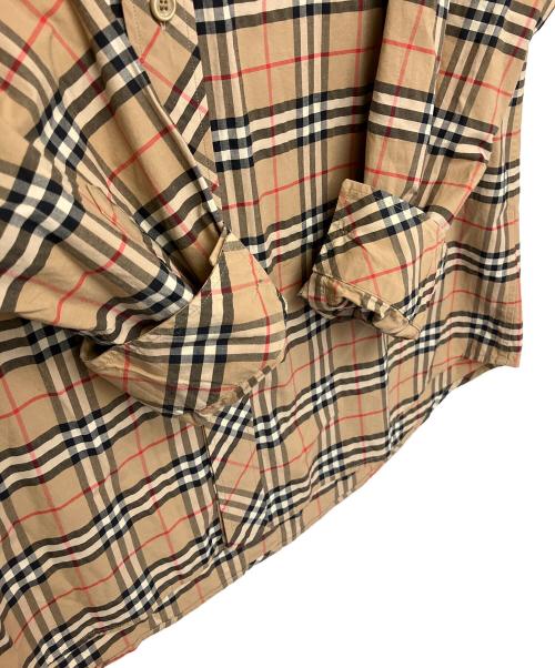 BURBERRY（バーバリー）BURBERRY (バーバリー) スモールスケールチェックシャツ ベージュ サイズ:Lの古着・服飾アイテム