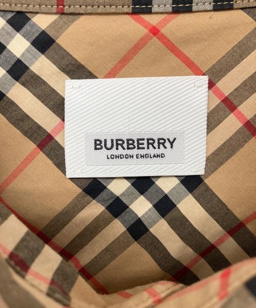 BURBERRY（バーバリー）BURBERRY (バーバリー) スモールスケールチェックシャツ ベージュ サイズ:Lの古着・服飾アイテム