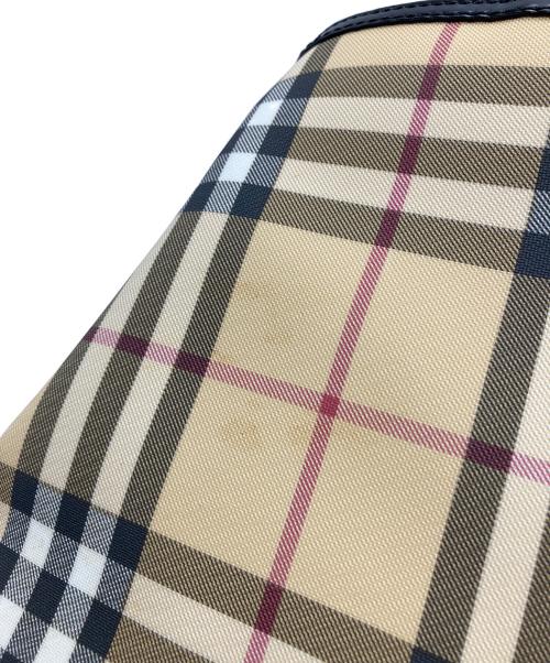 BURBERRY LONDON（バーバリーロンドン）BURBERRY LONDON (バーバリーロンドン) ノバチェック　ハンドバッグ ベージュの古着・服飾アイテム
