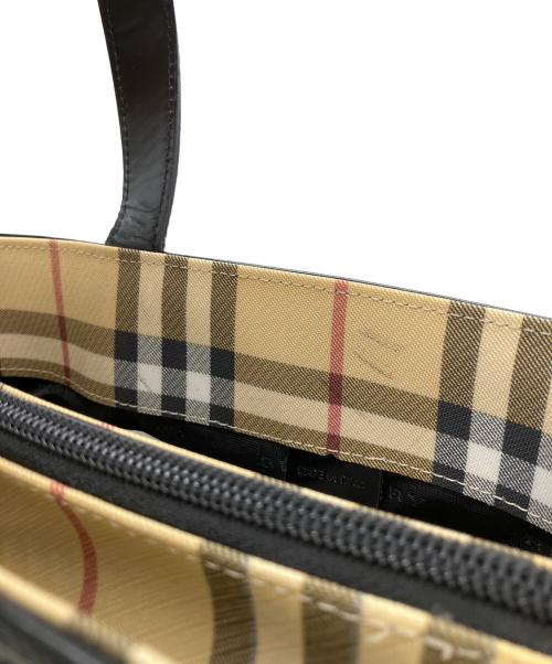 BURBERRY LONDON（バーバリーロンドン）BURBERRY LONDON (バーバリーロンドン) ノバチェック　ハンドバッグ ベージュの古着・服飾アイテム