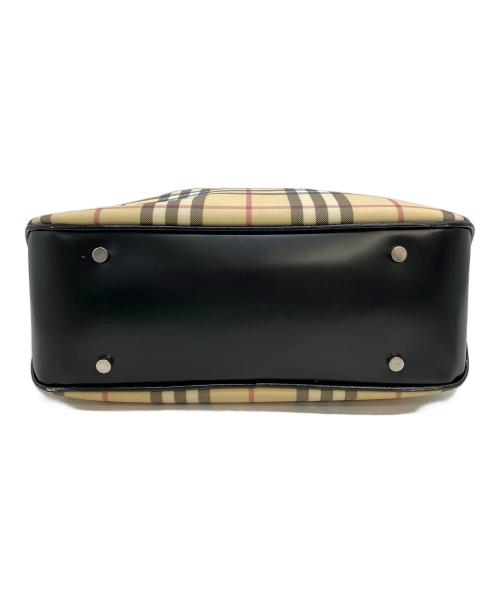 BURBERRY LONDON（バーバリーロンドン）BURBERRY LONDON (バーバリーロンドン) ノバチェック　ハンドバッグ ベージュの古着・服飾アイテム