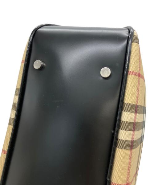 BURBERRY LONDON（バーバリーロンドン）BURBERRY LONDON (バーバリーロンドン) ノバチェック　ハンドバッグ ベージュの古着・服飾アイテム