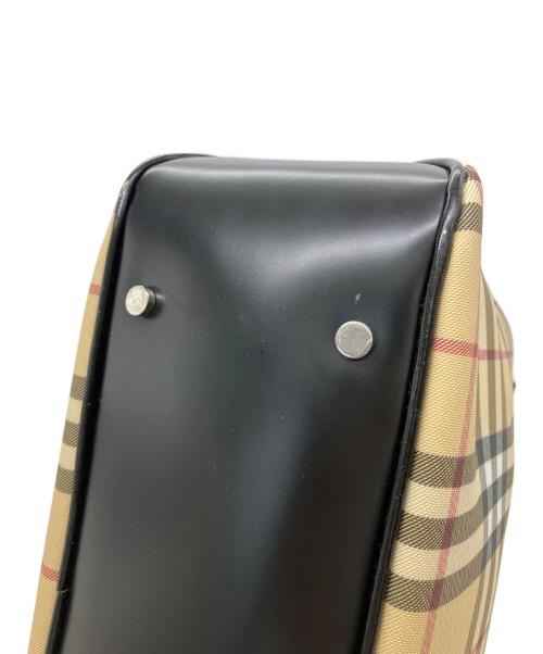 BURBERRY LONDON（バーバリーロンドン）BURBERRY LONDON (バーバリーロンドン) ノバチェック　ハンドバッグ ベージュの古着・服飾アイテム
