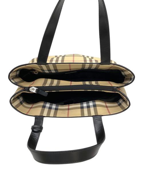 BURBERRY LONDON（バーバリーロンドン）BURBERRY LONDON (バーバリーロンドン) ノバチェック　ハンドバッグ ベージュの古着・服飾アイテム