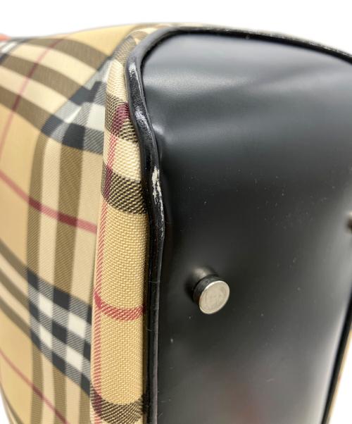 BURBERRY LONDON（バーバリーロンドン）BURBERRY LONDON (バーバリーロンドン) ノバチェック　ハンドバッグ ベージュの古着・服飾アイテム