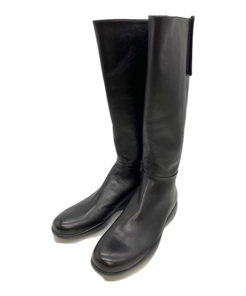 PRADA（プラダ）PRADA (プラダ) ロングブーツ ブラック サイズ:22.5cmの古着・服飾アイテム
