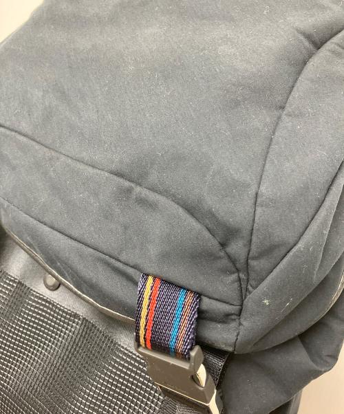 PAUL SMITH（ポールスミス）Paul Smith (ポールスミス) ストライプ スポーツ マウンテンリュック ブラックの古着・服飾アイテム