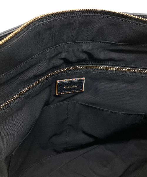 PAUL SMITH（ポールスミス）Paul Smith (ポールスミス) クロスオーバーストライプ トートバッグ ネイビーの古着・服飾アイテム
