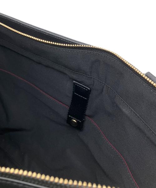 PAUL SMITH（ポールスミス）Paul Smith (ポールスミス) クロスオーバーストライプ トートバッグ ネイビーの古着・服飾アイテム