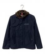 ALPHAアルファ）の古着「TA1395-167 デッキジャケット」｜ネイビー
