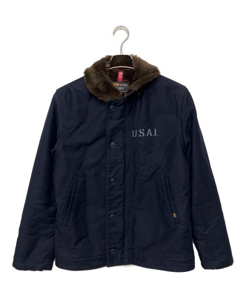 ALPHA（アルファ）ALPHA (アルファ) TA1395-167 デッキジャケット ネイビー サイズ:Mの古着・服飾アイテム
