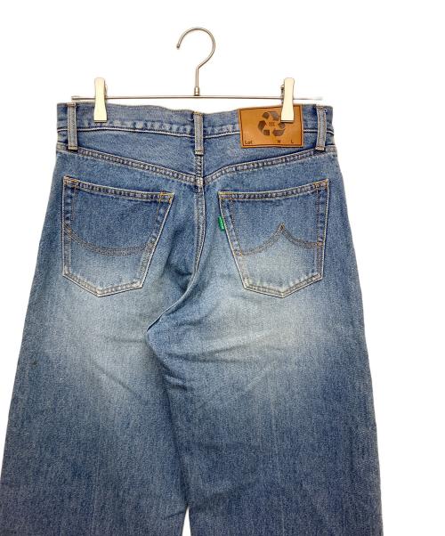 doublet（ダブレット）doublet (ダブレット) RECYCLE DENIM LOW-RISE DENIM PANTS インディゴ サイズ:Sの古着・服飾アイテム