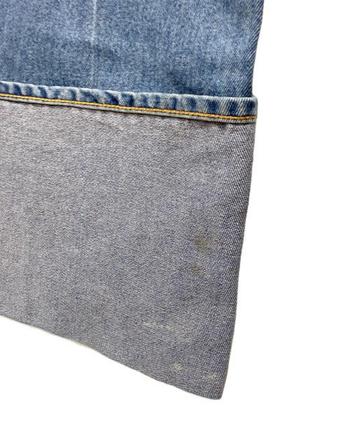 doublet（ダブレット）doublet (ダブレット) RECYCLE DENIM LOW-RISE DENIM PANTS インディゴ サイズ:Sの古着・服飾アイテム