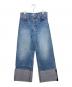 doublet（ダブレット）の古着「RECYCLE DENIM LOW-RISE DENIM PANTS」｜インディゴ
