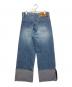中古・古着 doublet (ダブレット) RECYCLE DENIM LOW-RISE DENIM PANTS インディゴ サイズ:S：19000円