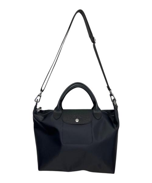 LONGCHAMP（ロンシャン）LONGCHAMP (ロンシャン) ルプリアージュ 2WAYショルダーバッグ ブラックの古着・服飾アイテム