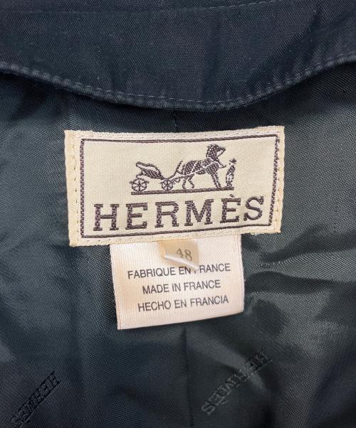HERMES（エルメス）HERMES (エルメス) キルティングジャケット ブラック サイズ:48の古着・服飾アイテム
