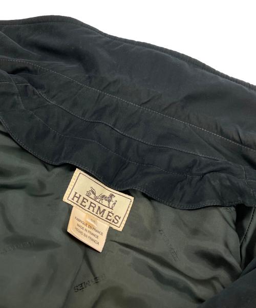 HERMES（エルメス）HERMES (エルメス) キルティングジャケット ブラック サイズ:48の古着・服飾アイテム