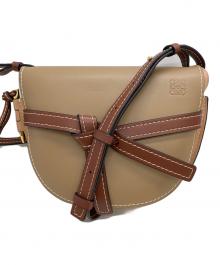 LOEWE（ロエベ）の古着「ゲートバッグ スモール　ショルダーバッグ」｜ブラウン×ピンク