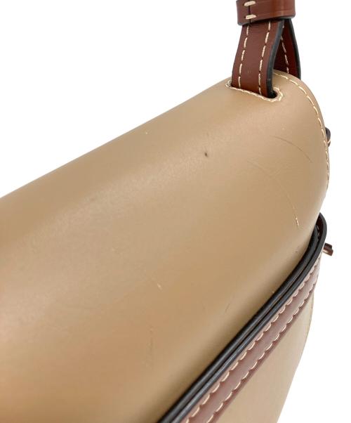 LOEWE（ロエベ）LOEWE (ロエベ) ゲートバッグ スモール　ショルダーバッグ ブラウン×ピンクの古着・服飾アイテム