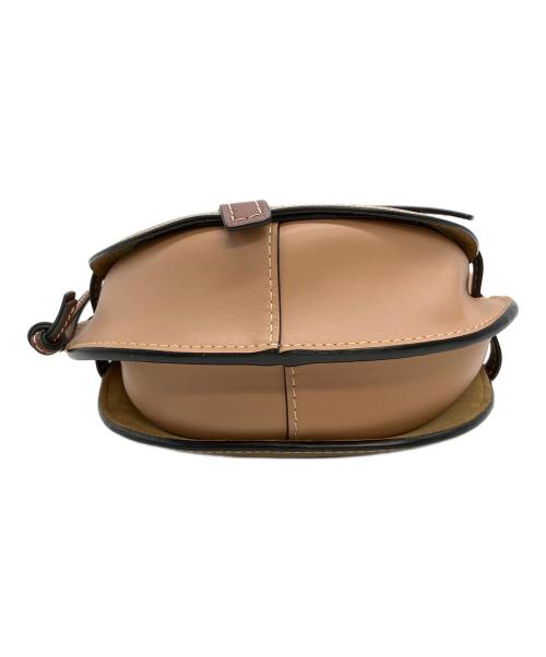 LOEWE（ロエベ）LOEWE (ロエベ) ゲートバッグ スモール　ショルダーバッグ ブラウン×ピンクの古着・服飾アイテム