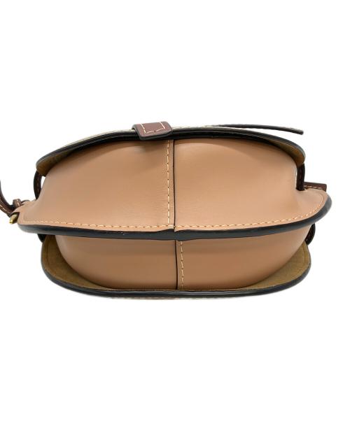 LOEWE（ロエベ）LOEWE (ロエベ) ゲートバッグ スモール　ショルダーバッグ ブラウン×ピンクの古着・服飾アイテム