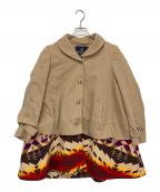 PENDLETONペンドルトン）の古着「Aラインコート」｜ブラウン