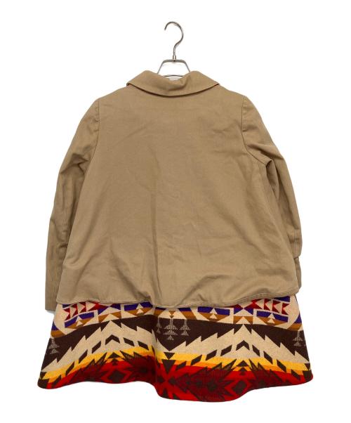 PENDLETON（ペンドルトン）PENDLETON (ペンドルトン) Aラインコート ブラウン サイズ:Sの古着・服飾アイテム