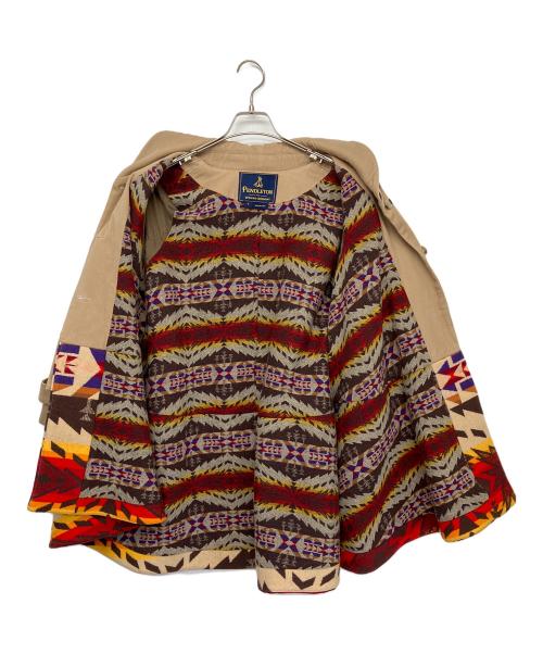 PENDLETON（ペンドルトン）PENDLETON (ペンドルトン) Aラインコート ブラウン サイズ:Sの古着・服飾アイテム