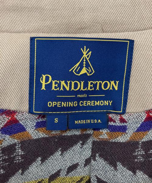 PENDLETON（ペンドルトン）PENDLETON (ペンドルトン) Aラインコート ブラウン サイズ:Sの古着・服飾アイテム
