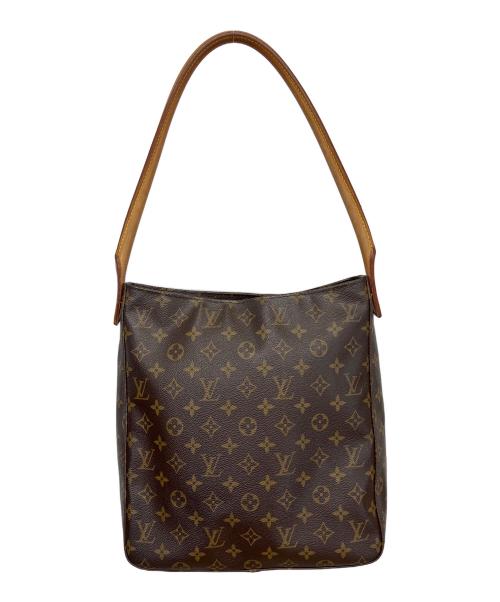 LOUIS VUITTON（ルイ ヴィトン）LOUIS VUITTON (ルイ ヴィトン) モノグラム　ルーピングGM　ショルダーバッグ ブラウンの古着・服飾アイテム