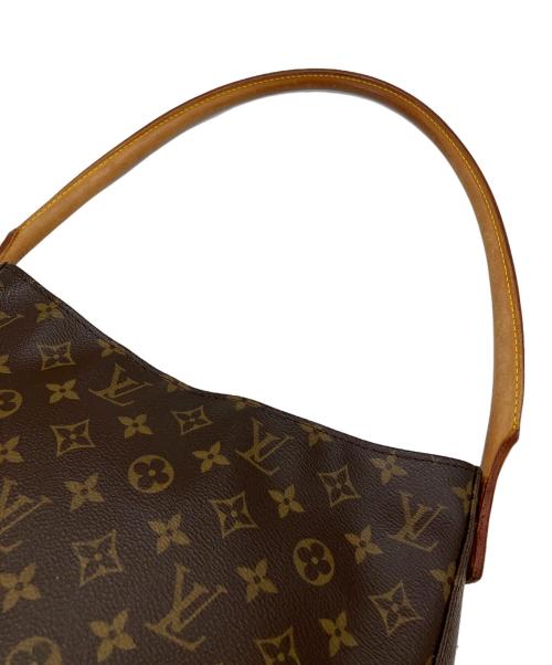 LOUIS VUITTON（ルイ ヴィトン）LOUIS VUITTON (ルイ ヴィトン) モノグラム　ルーピングGM　ショルダーバッグ ブラウンの古着・服飾アイテム