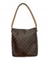 LOUIS VUITTON（ルイ ヴィトン）の古着「モノグラム　ルーピングGM　ショルダーバッグ」｜ブラウン