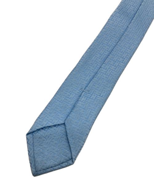 HERMES（エルメス）HERMES (エルメス) ファソネH　ネクタイ ブルー サイズ:FREEの古着・服飾アイテム