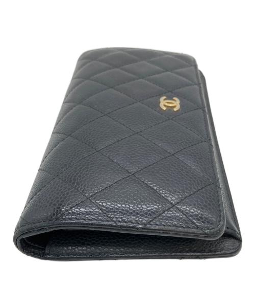 CHANEL（シャネル）CHANEL (シャネル) 長財布 ブラックの古着・服飾アイテム