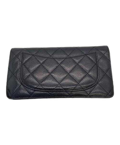 CHANEL（シャネル）CHANEL (シャネル) 長財布 ブラックの古着・服飾アイテム
