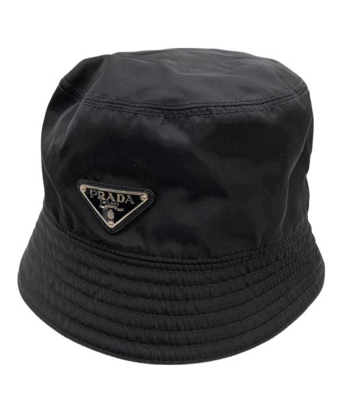 PRADA（プラダ）PRADA (プラダ) 2HC137　バケットハット ブラック サイズ:Mの古着・服飾アイテム