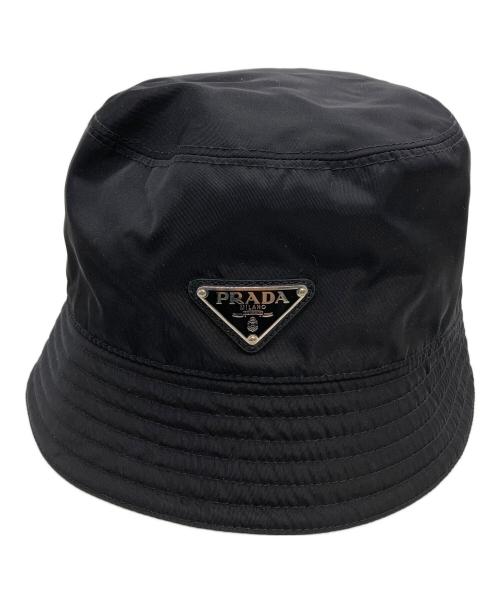 PRADA（プラダ）PRADA (プラダ) 2HC137　バケットハット ブラック サイズ:Mの古着・服飾アイテム