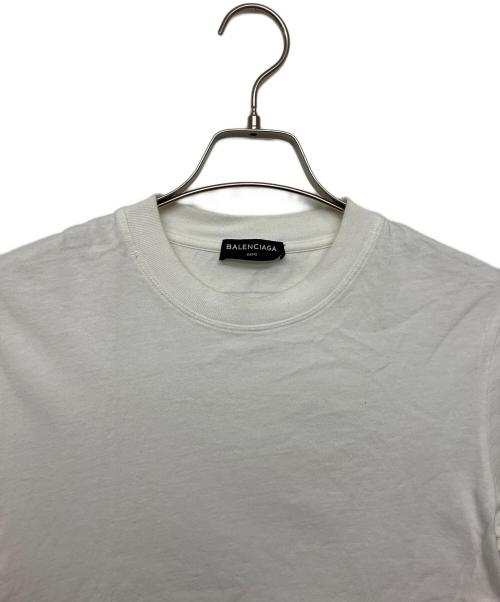 BALENCIAGA（バレンシアガ）BALENCIAGA (バレンシアガ) UP57 2017 01639 半袖カットソー ホワイト サイズ:XSの古着・服飾アイテム