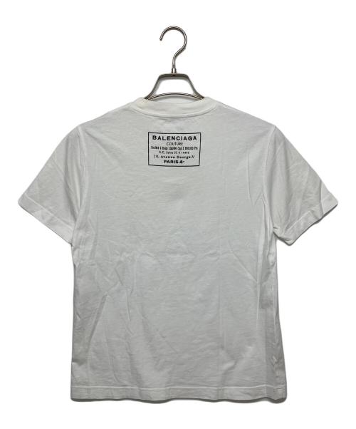BALENCIAGA（バレンシアガ）BALENCIAGA (バレンシアガ) UP57 2017 01639 半袖カットソー ホワイト サイズ:XSの古着・服飾アイテム