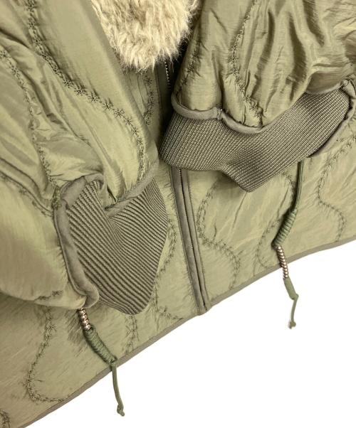 Ameri（アメリ）AMERI (アメリ) BOA VEST SET QUILTING COAT グリーン サイズ:FREEの古着・服飾アイテム