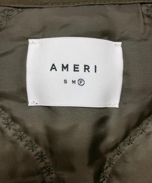 Ameri（アメリ）AMERI (アメリ) BOA VEST SET QUILTING COAT グリーン サイズ:FREEの古着・服飾アイテム