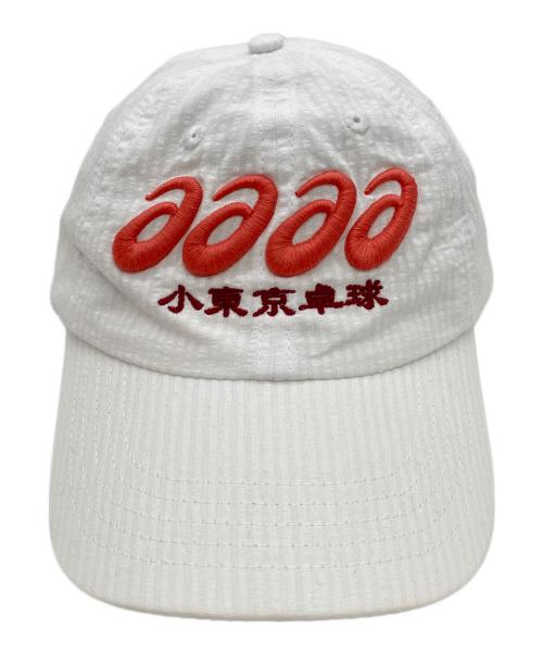LTTT POCHE（LTTT POCHE）LTTT POCHE (LTTT POCHE) asics (アシックス) 小東京卓球　キャップ ホワイトの古着・服飾アイテム