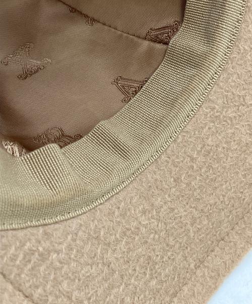 MaxMara（マックスマーラ）MaxMara (マックスマーラ) 457622236 キャップ ベージュの古着・服飾アイテム