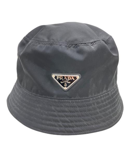 PRADA（プラダ）PRADA (プラダ) 2HC137　バケットハット ブラック サイズ:XLの古着・服飾アイテム