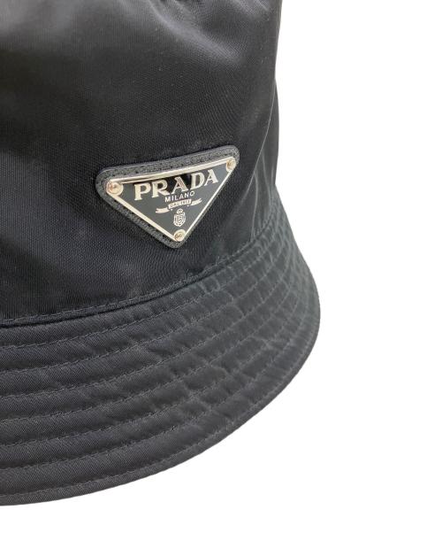 PRADA（プラダ）PRADA (プラダ) 2HC137　バケットハット ブラック サイズ:XLの古着・服飾アイテム