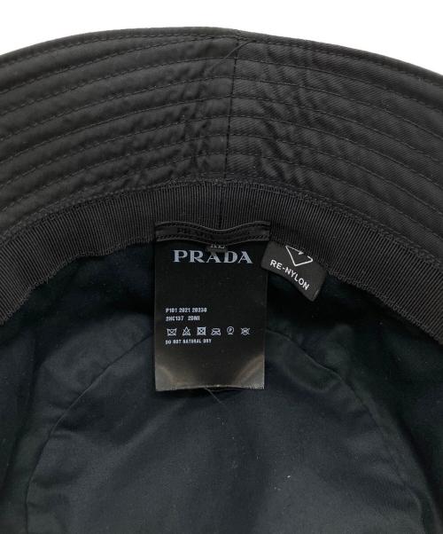 PRADA（プラダ）PRADA (プラダ) 2HC137　バケットハット ブラック サイズ:XLの古着・服飾アイテム