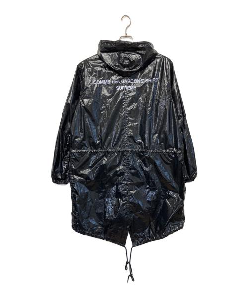 SUPREME（シュプリーム）Supreme (シュプリーム) COMME des GARCONS SHIRT (コムデギャルソンシャツ) Fishtail Parka ブラック サイズ:Mの古着・服飾アイテム
