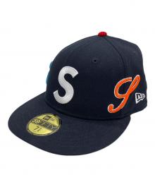 New Era×SUPREME（ニューエラ×シュプリーム）の古着「Multi S Logo　キャップ」｜ネイビー