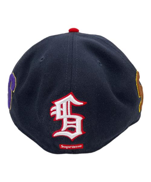 New Era（ニューエラ）New Era (ニューエラ) Supreme (シュプリーム) Multi S Logo　キャップ ネイビー サイズ:７8/5の古着・服飾アイテム